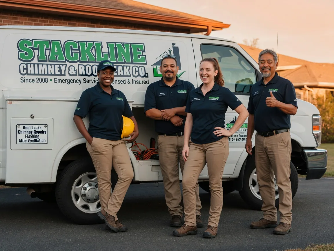Chimney flashing repair company in Canton, MN